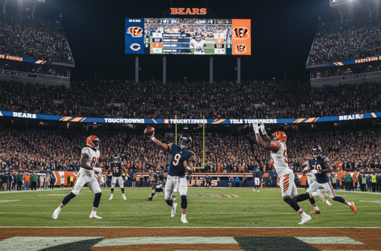chicago bears vs bengals match player stats
