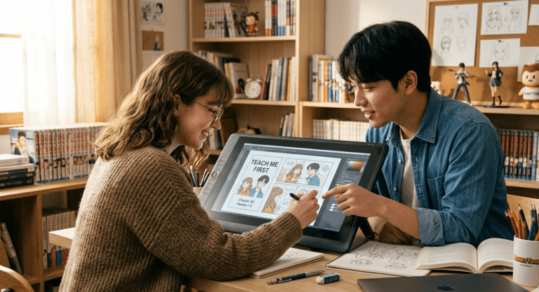teach me first manga