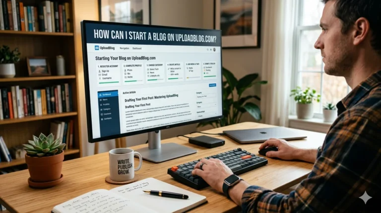 how can i start a blog on uploadblog.com?