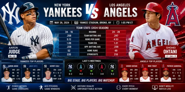 yankees vs angels