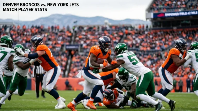 denver broncos vs new york jets match player stats