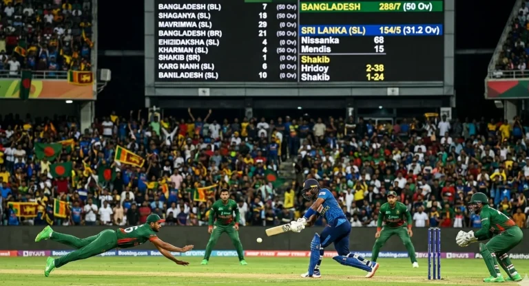 Sri Lanka National Cricket Team vs Bangladesh National Cricket Team Match Scorecard