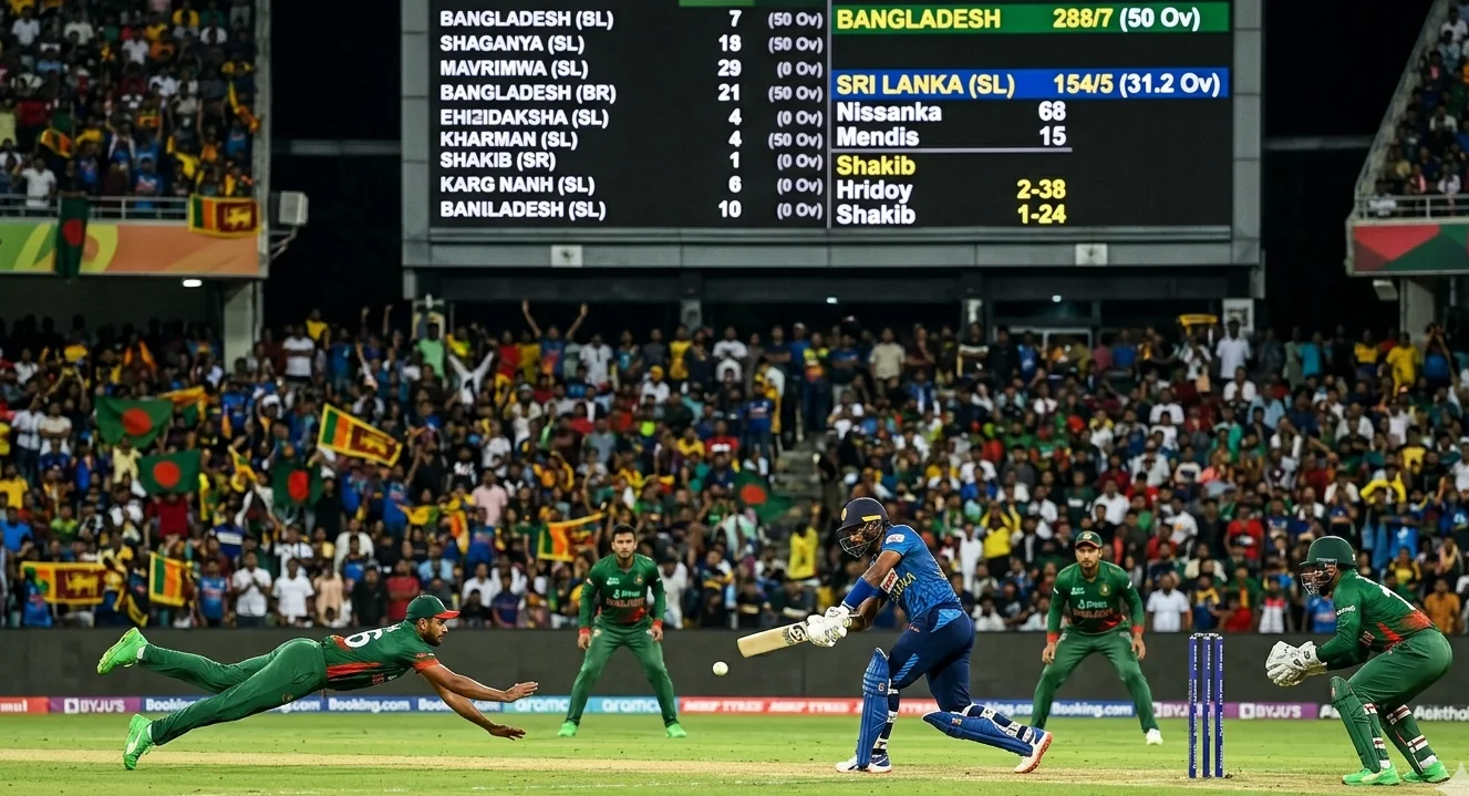 Sri Lanka National Cricket Team vs Bangladesh National Cricket Team Match Scorecard