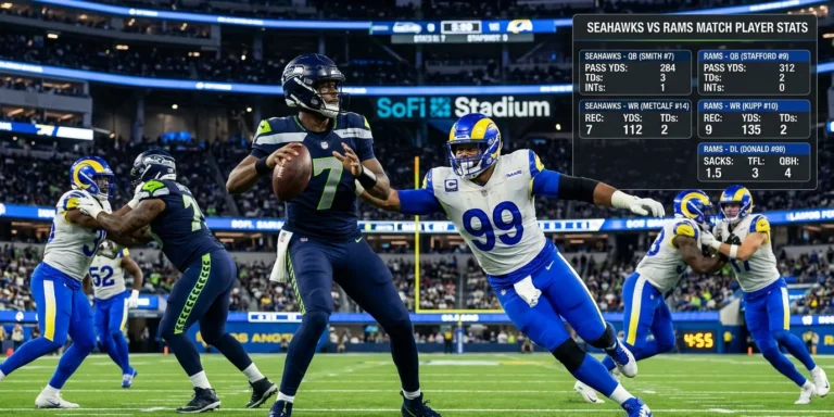seahawks vs los angeles rams match player stats