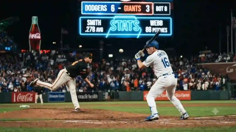 dodgers vs san francisco giants match player stats