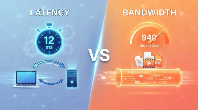 what is latency vs bandwidth