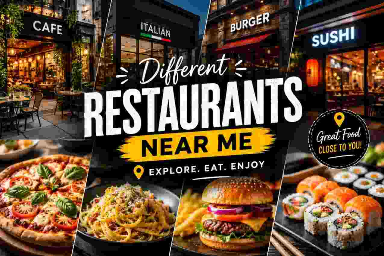 Different Restaurants Near Me